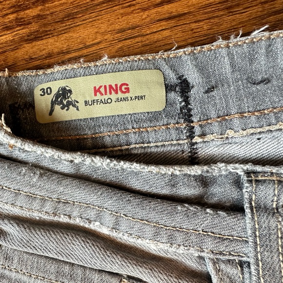 30” Light Grey Buffalo Slim fit boot cut Jeans - Picture 3 of 4